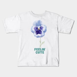 Pansy blue for you Kids T-Shirt
